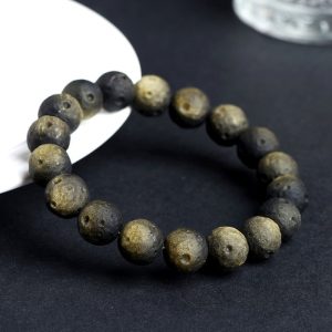 Fashion Personality Natural Crater Ball Bracelet