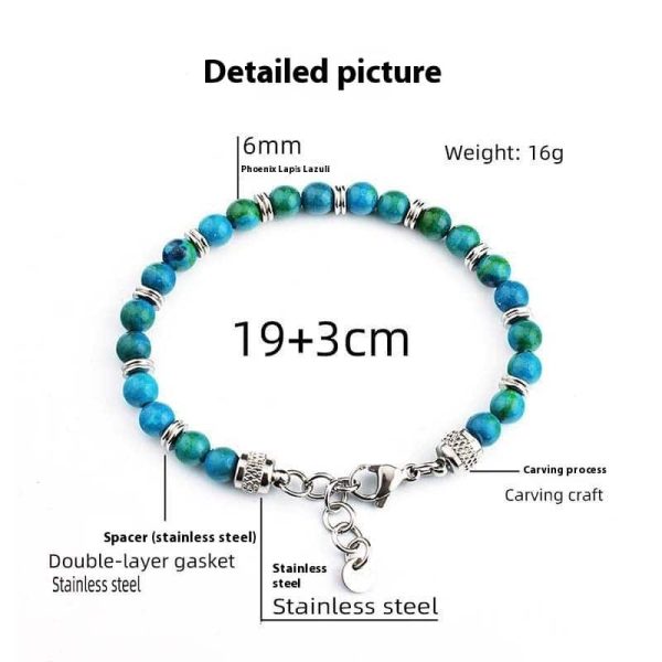 Stainless Steel Metal Adjustable Men's Bracelet