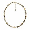 Natural Stone Necklace Women's Brown Pearl Necklace Accessories