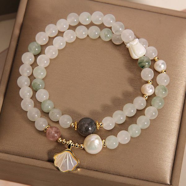 Tianshan Emerald Green Crystal Bracelet Artistic