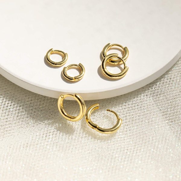 Ins Simple Smooth Ear Buckle Set
