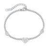 Affordable Luxury Fashion Simple Love Stainless Steel Bracelet
