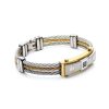 Three-ring Steel Wire Braided Hemp Rope Bracelet