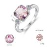 925 Silver Morgan Stone Gemstone Ring Jewelry