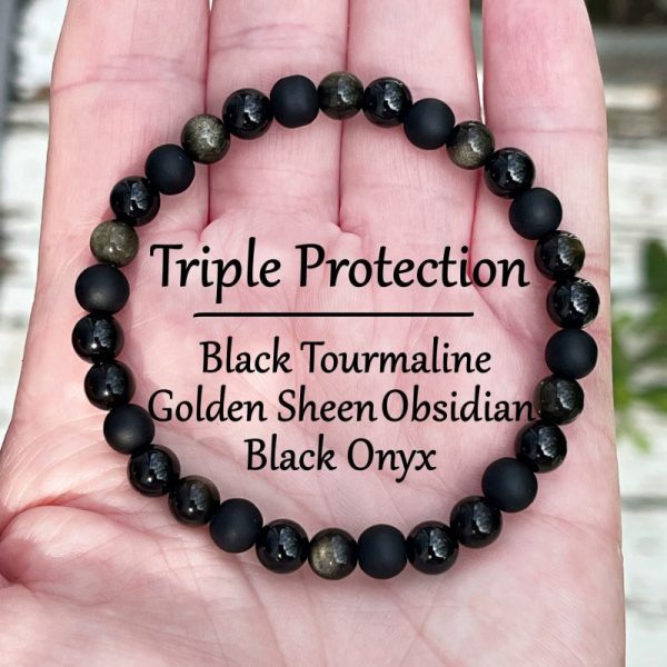 Natural Jin Yaoshi Black Agate Bracelet