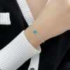 Women's S925 Sterling Silver Diamond Inlaid Zircon Bracelet