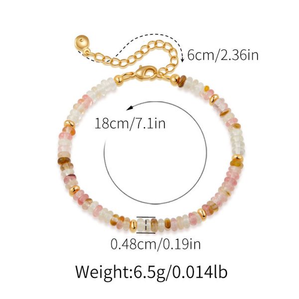 Women's All-match Crystal Beaded Design Bracelet