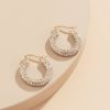 Personalized Fashion All-match Diamond Circle Earrings