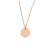 Stainless Steel Geometric Wafer Necklace Pendant