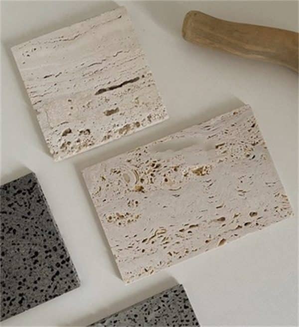 Super Beautiful Cave Stone Ins Wind Jewelry Display Props Beige Stone Cushion