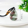 Raw Stone Polished Crystal Pendant Jewelry