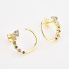 Large Circle Zircon Fashion Simple Women Jewelry Style Earrings