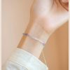 Extremely Fine Handmade Women's Rainbow Fluorite Bracelet