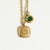 December Birthday Stone Pendant High Color Retention Necklace