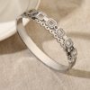 Stainless Steel Electroplated Bracelet For Women