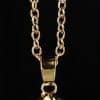 Ladies Round Irregular Water Droplets Natural Stone Rough Stone Pendant Necklace