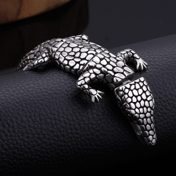 Retro Hip Hop Animal Stainless Steel Bracelet