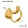 Women's Fashion Geometry Pattern Shaped Twisted Ring