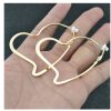 Big Circle Earrings Love Style Personality