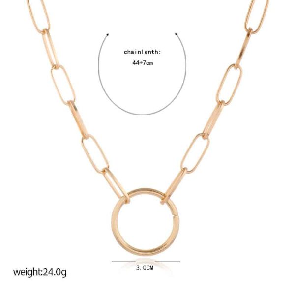 Korean Style Chain Necklace European And American Punk