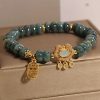Natural Emerald Jade Bracelet For Women