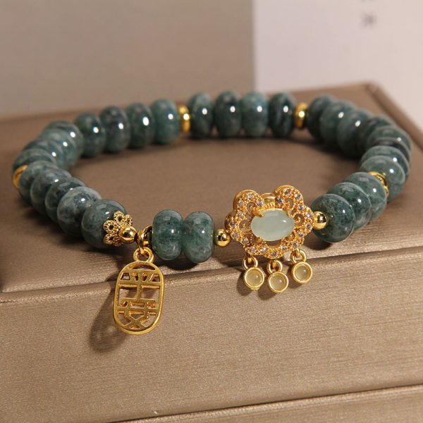 Natural Emerald Jade Bracelet For Women