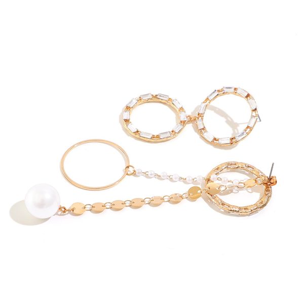 Big Circle Long Korean Temperament Earrings