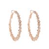 Earrings Simple Irregular Thorny Circle