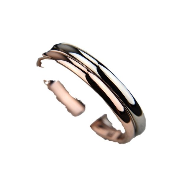 Couple Ultra-fine Glossy Titanium Steel Female Ring