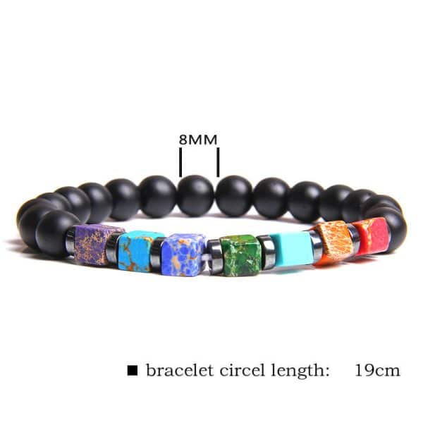 Natural Stone Seven Chakra Bracelet