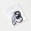 Eight-diagram-shaped Black Silk Turquoise Stitching Peace Buckle Necklace