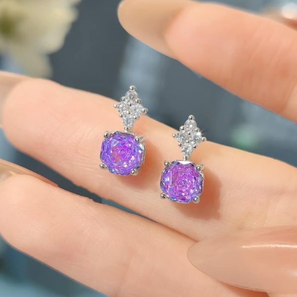 Fashion Personality Affordable Luxury Octagonal Necklace