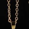 Ladies Round Irregular Water Droplets Natural Stone Rough Stone Pendant Necklace