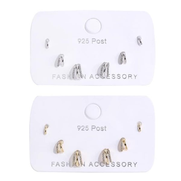 New Fashion Earrings Set Simple Ins Wind Hook