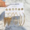 Fashion Personality Women's Geometric Earrings Set