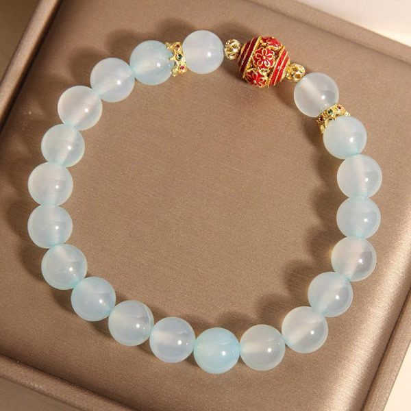 Agate Crystal Bracelet Color Lucky Beads Bracelet