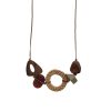 Long Shaped Original Hand-woven Pendant Necklace