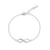 Mobius Strip Diamond Ring Push-pull Bracelet