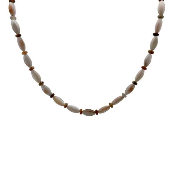 Vintage Shell Natural Stone Necklace Women's Clavicle Chain