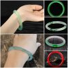 Ice-like Emerald Floating Flower Bracelet For Women
