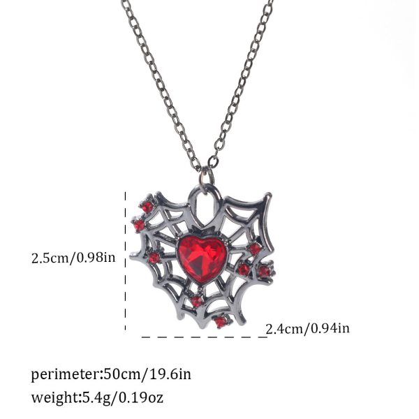 06bb1ccc-3bc9-493e-a490-732ebdc19568.jpg Dark Style Halloween Spider Bat Necklace