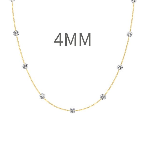 S925 Sterling Silver Necklace For Women XINGX Exquisite Embellishment Design