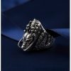 S925 Sterling Silver Ornament Vintage Thai Silver Faucet Ring