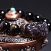 Crystal Natural Icy Obsidian Pi Xiu Bracelet
