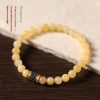Women's Temperament Wild Six-word Mantra Barrel Beads Small Square Sugar Bead Bracelet