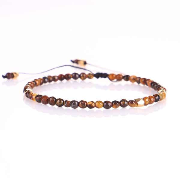 Hand Woven Stone Bead Bracelet