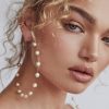 The New Pearl Big Circle Earrings Are Exaggerated