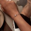 Sweet Girlish 925 Sterling Silver Exquisite Heart-shaped Bracelet