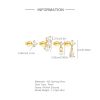 Zircon Versatile Fashion Earring Set Geometric