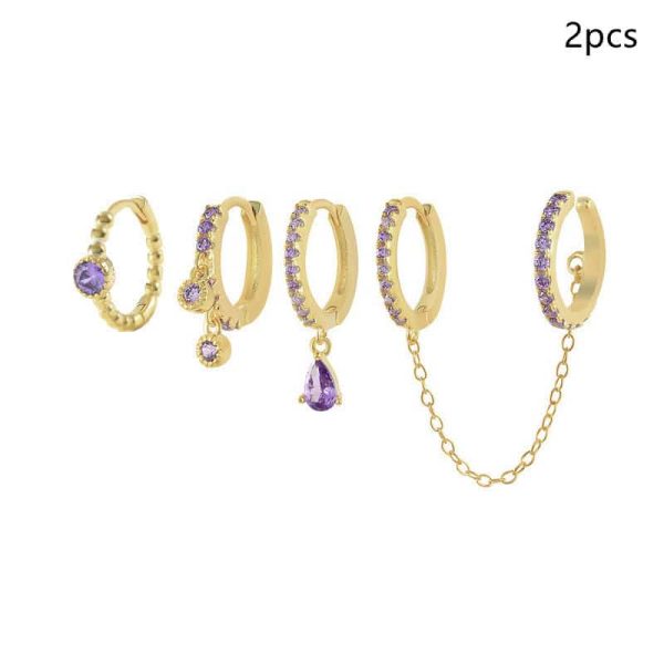 081671fa-2b4a-470b-addd-352a4e5741f6.jpg Women's Fashion Stacked Chain Tassel Earring Set